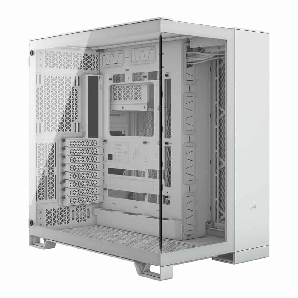 Corsair 6500X White Dual Chamber Tempered Glass Mid Tower PC Case